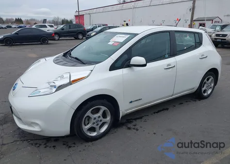 2013 Nissan Leaf Sv z USA, uszkodzony, nr VIN 1N4AZ0CP8DC415421